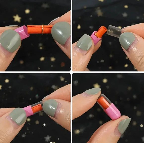 Capsule With Paper Blank Roll