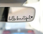 Rearview Mirror Car Decal