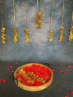 Gold Gota Strings Wall Hanging Decor