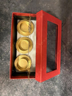 Ganesh Lakshmi Om Shadow Tea Light Holder With Gift Box