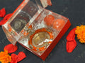 Gift Box with Tea Light Holder and Motichoor Laddoo Candle
