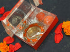 Gift Box with Tea Light Holder and Motichoor Laddoo Candle