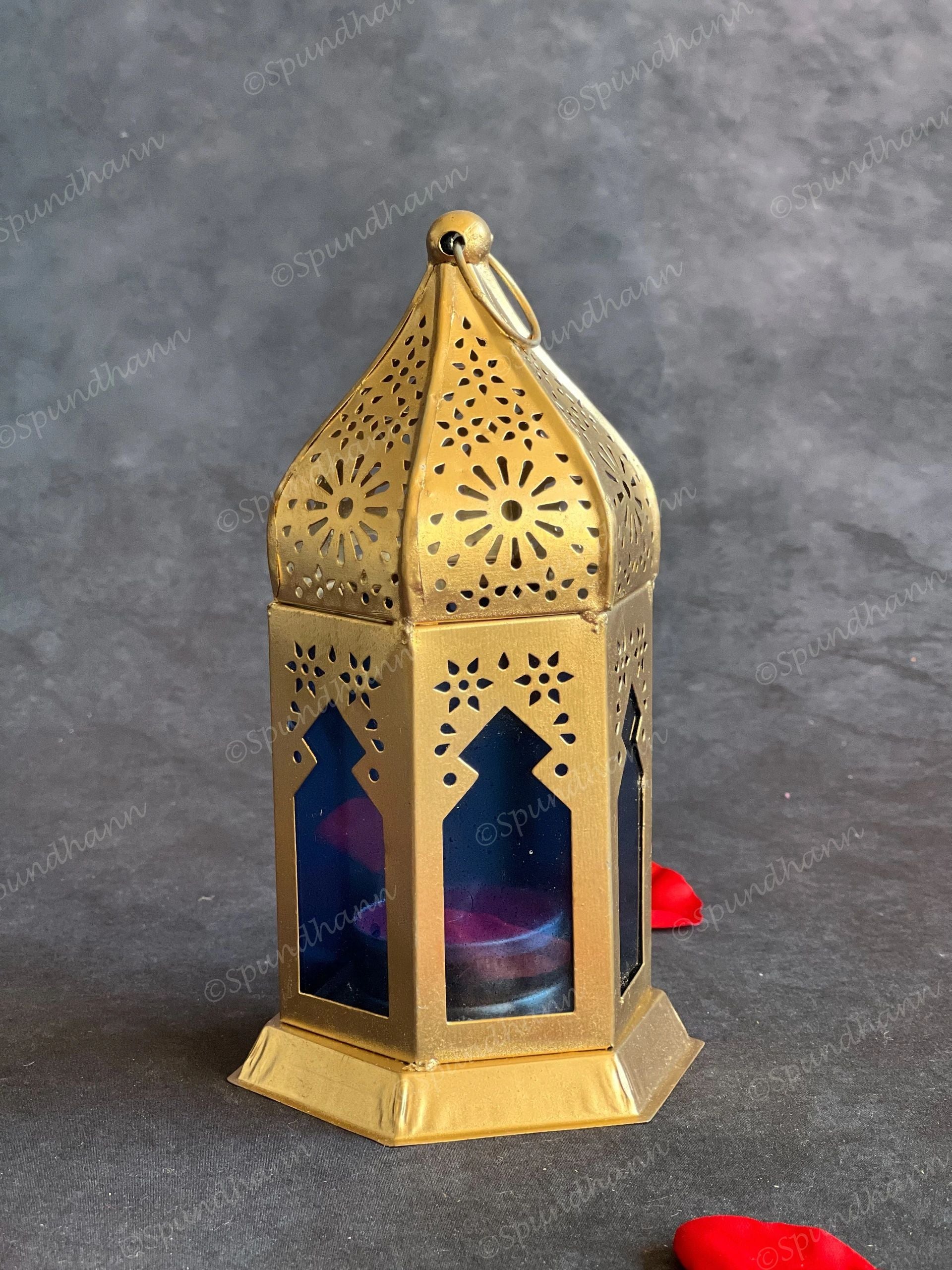 Stained Glass Golden Lanterns