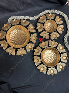Golden Lined Lotus Diya Urli