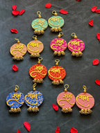 Shubh Labh Hanging Pair with Ghungroos