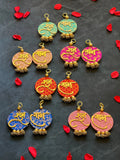 Shubh Labh Hanging Pair with Ghungroos