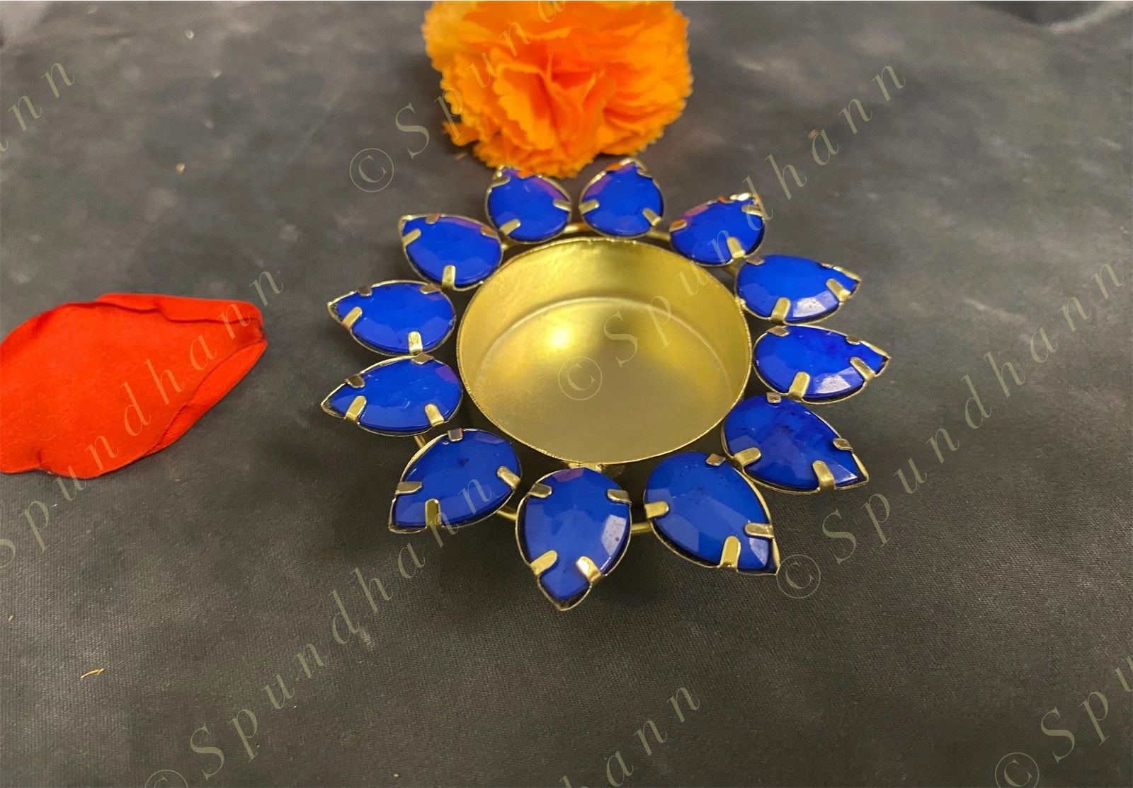 Colorful Mini Gemstone Single Tea light Holder