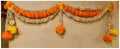 Marigold & Chameli with Marigold Tassel Toran