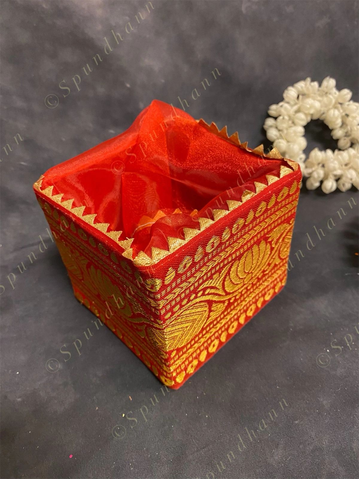 Wooden Gift Box with String Tie