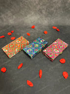 Rectangular Floral Patola Gift Box Only
