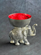 Silver Small Elephant Dry Fruit Candy Holder