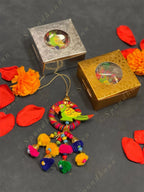 Square Paper Box with Parrot Car Dangler