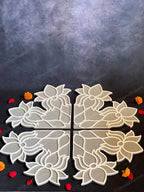 Round Flower Set DIY Fill in Rangolis