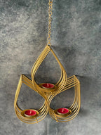 Triple Drop Hanging Tea Light Holder