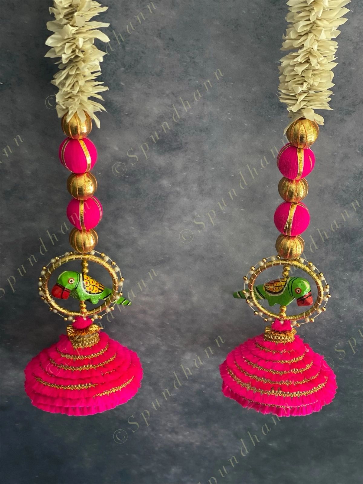 Chameli & Parrot Dangler Set of 2