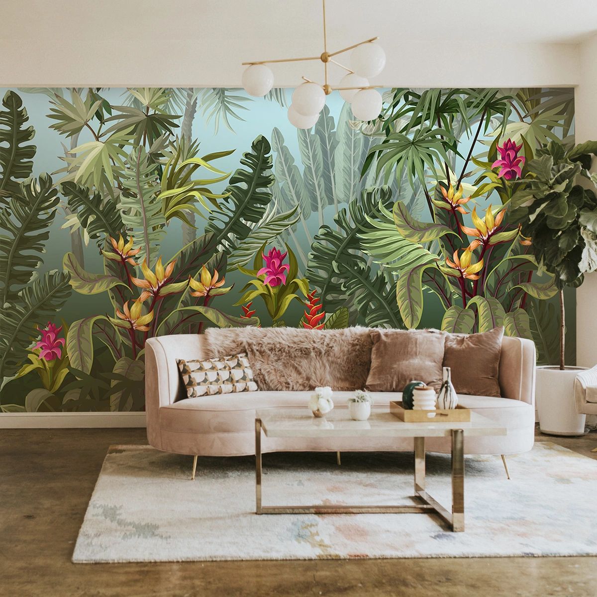 Life n Colors: Colorful Tropical Theme Jhurmut Wallpaper