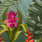 Life n Colors: Colorful Tropical Theme Jhurmut Wallpaper