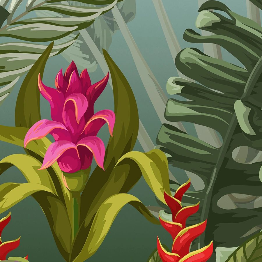 Life n Colors: Colorful Tropical Theme Jhurmut Wallpaper