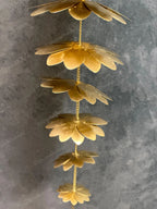 Large Reverse Hanging Metal Flower Ornament