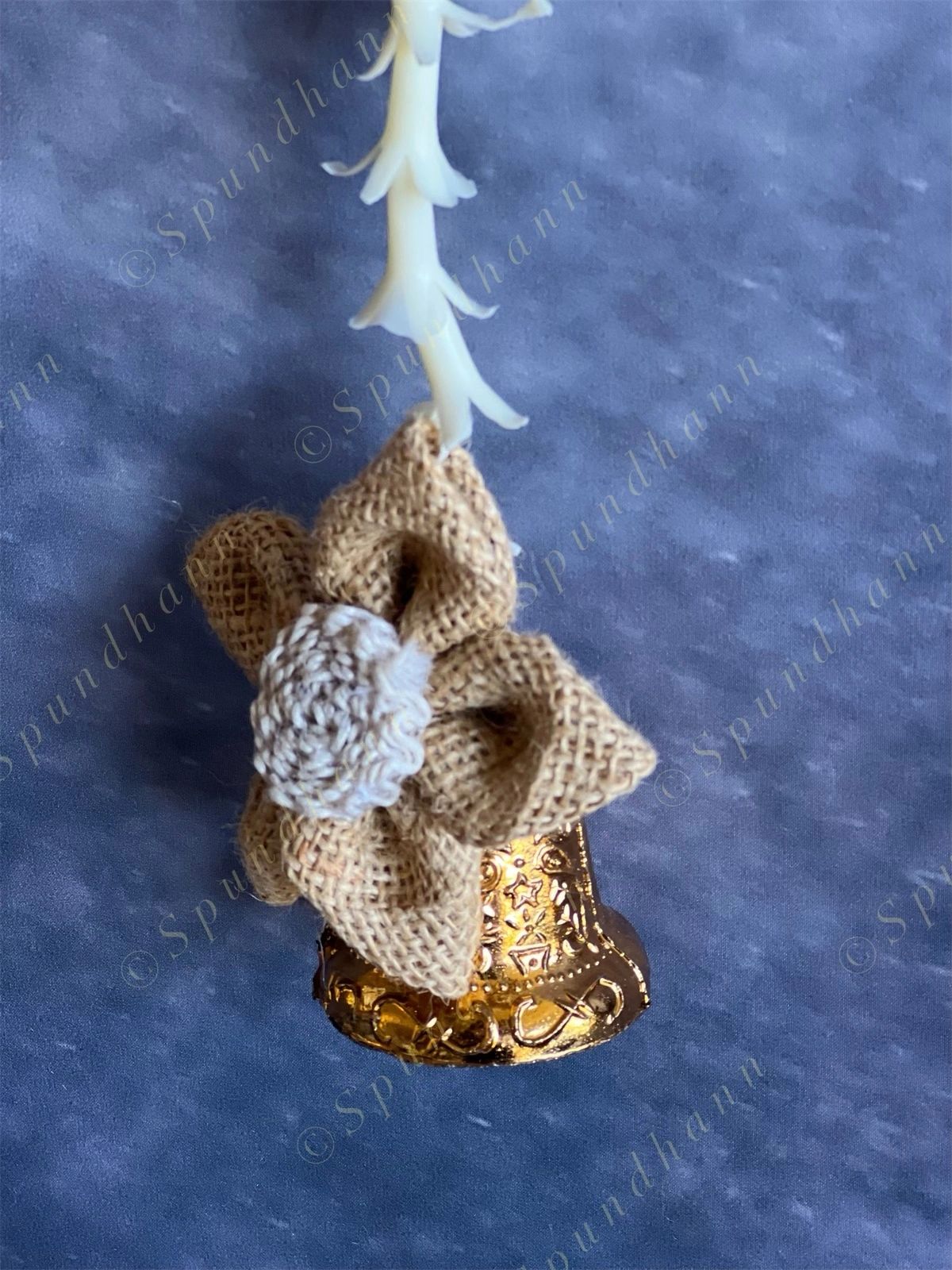 Jute Flower & Rajnigandha Tassel Strings Dangler