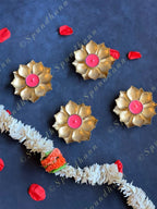 Golden Lotus Tea Light Holder