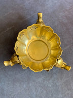 Lotus Cutwork Bowl with Elephant Stands