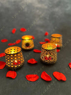 Fancy Votive Shadow Tea Light (Cutwork)