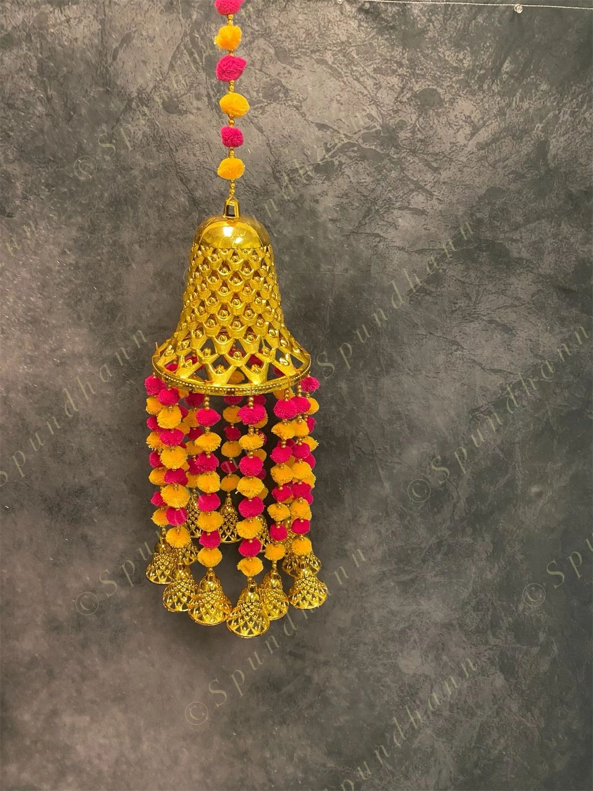 Colorful Bell Dangler with multiple small bells