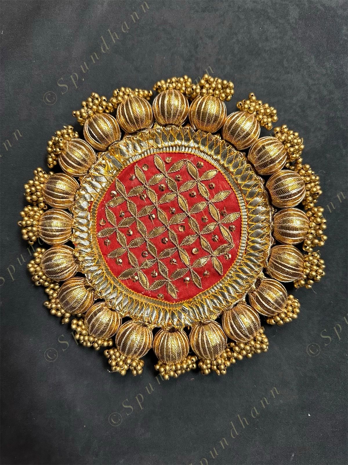 Gotapatti Single Sided Mat With Gota Design