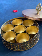 Metal Spice Box with 7 Containers