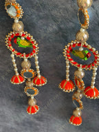 Colorful Parrot Jhumki Set of 2