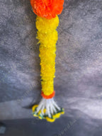 Yellow Marigold & Rajnigandha Dangler Strings - Two strings