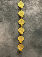 6 Leaf Vertical Tea Light Holder Wall Hanging Decor