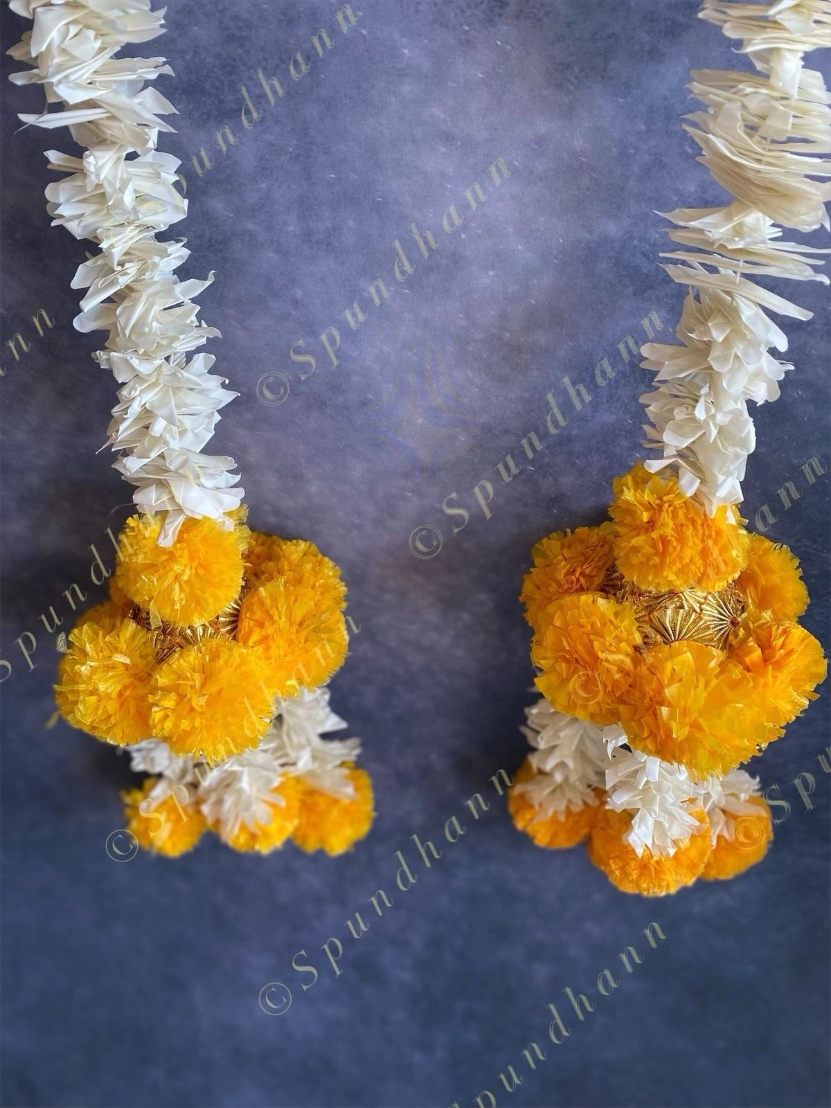 Chameli & Orange Marigold Dangler Set of 2
