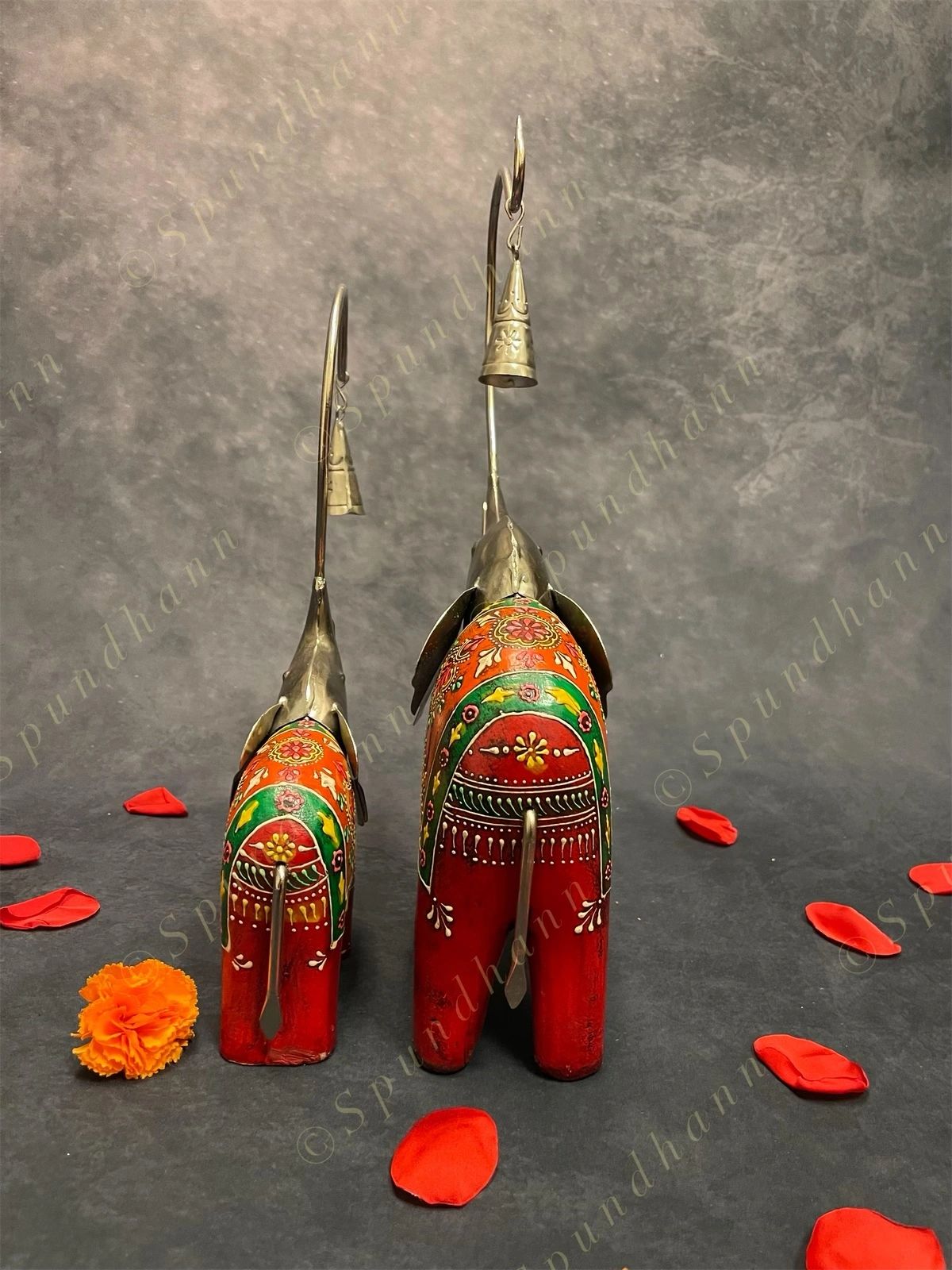 Elephant Figurine Pair