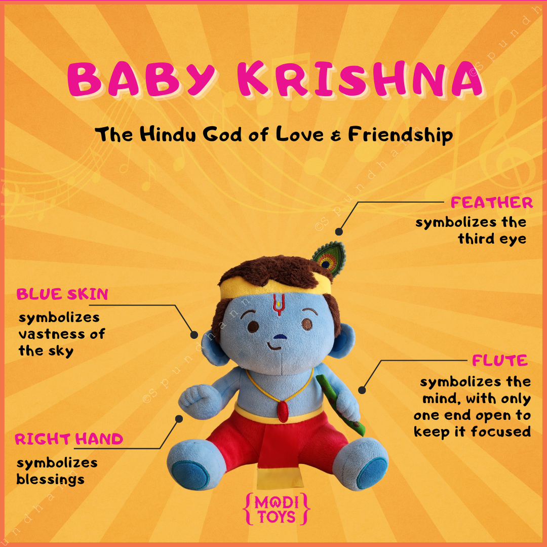 Mega Baby Krishna Plush Toy