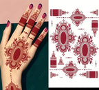Fashion Style Temporary Tattoo Sticker for Women - Henna / Mehndi