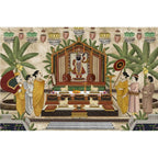 Life n Colors: Shrinathji Pichwai Design Premium Wallpaper