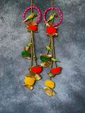 Colorful Parrot Bangle Dangler Set of 2