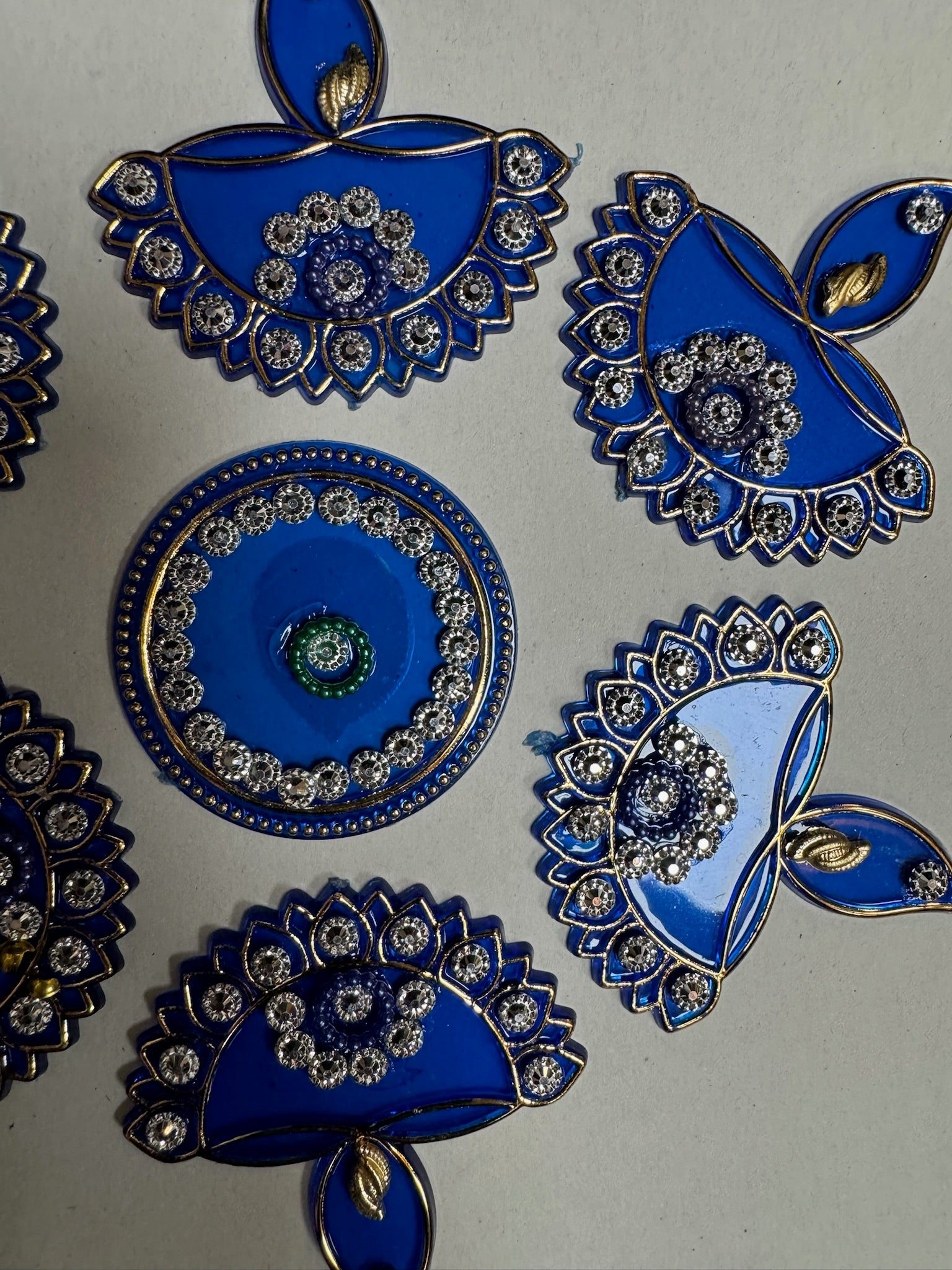 Festive Diya Rangoli Decor