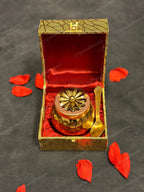 Hammered Small Canister with Decorative Box & Spoon