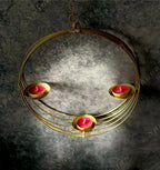 Golden Rings Tea Light Holder