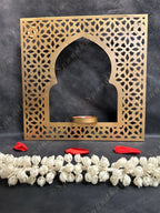 Square Designer Jharokha Wall Hanging Tea Light Wall Decor