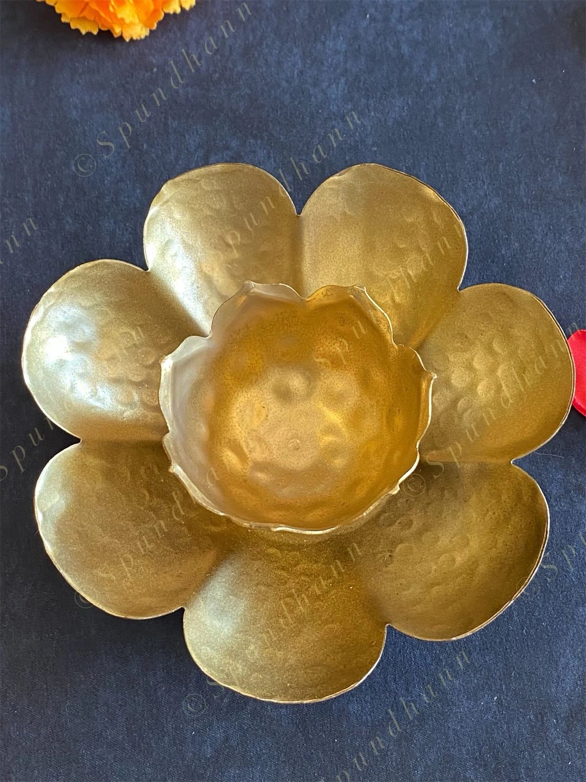 Miniature Flower Urli with Tea Light Holder