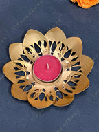 Lotus Cutout Tea Light Holder