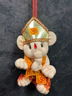 Ganesha Cotton Doll (and Car Dangler)