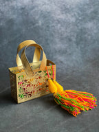 Gorgeous Lotus Cutwork Metal Bags