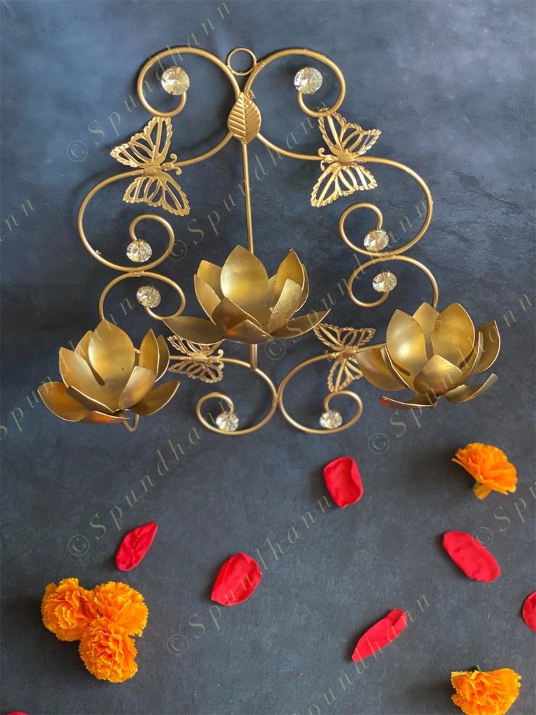 Captivating Butterfly & Lotus Wall Hanging Decor