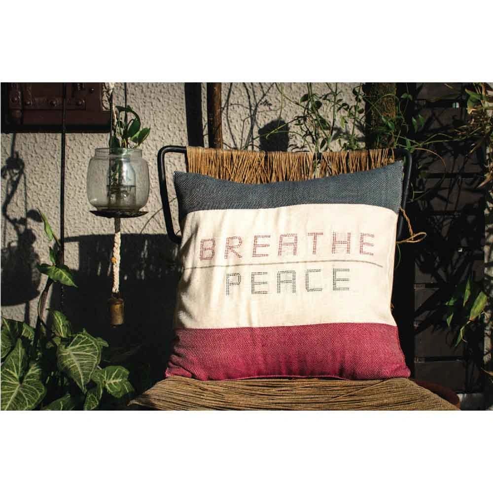 Breathe Peace-Cushion Cover (16 X 16)
