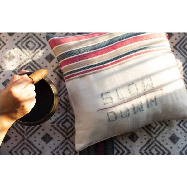 Slow Down-Cushion Cover (16 X 16)